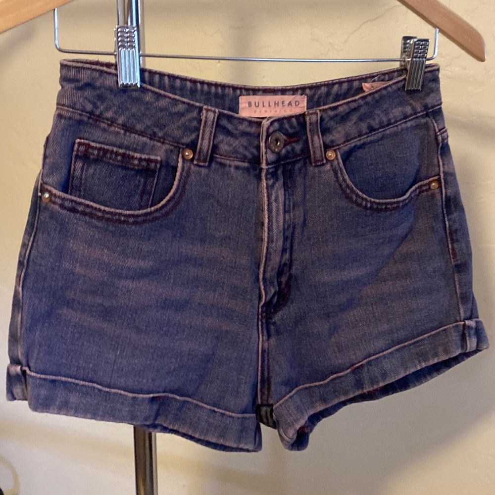 Denim Pink Wash Short